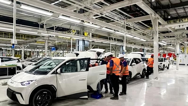 Fábrica da BYD na Bahia tem capacidade de montar 300 mil carros por ano