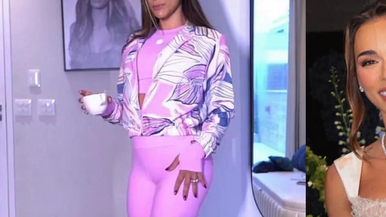 Tainá Militão levanta suspeita de gravidez em vídeo com look de academia