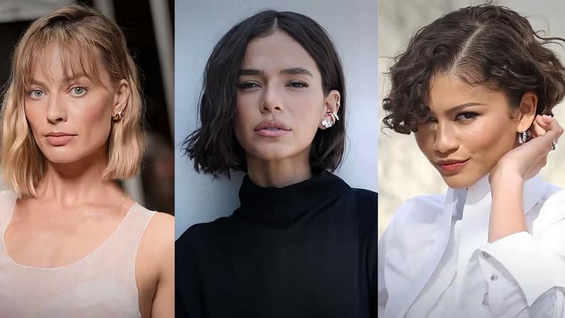 Margot Robbie, Bruna Marquezine e Zendaya — Foto: Getty Images