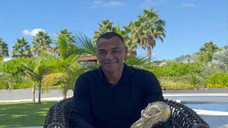 Cafu, em entrevista ao Globo Esporte Paraná — Foto: Reprodução/RPC