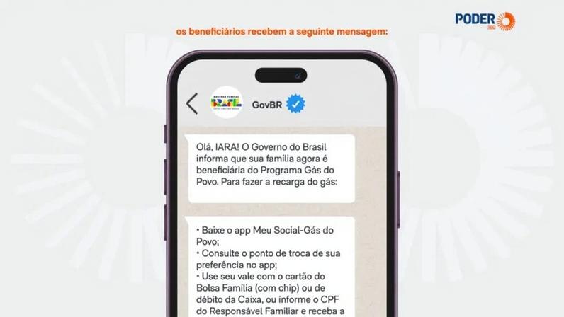 Governo manda Zap para 8 milhões retirarem botijão do Gás do Povo Poder360 - 25.mar.2026