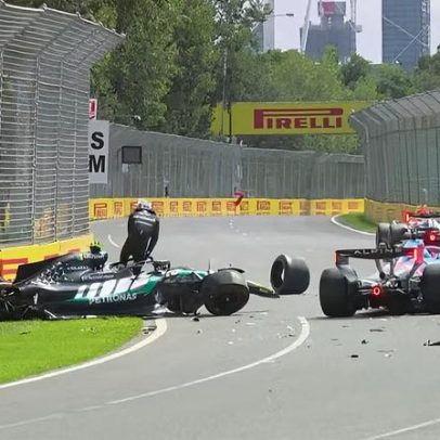 Antonelli sofre forte acidente, abrindo a temporada da F1 2026