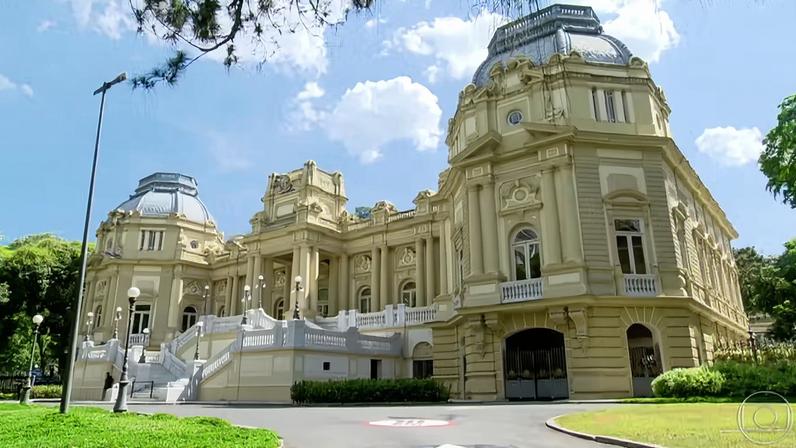 Palácio Guanabara, Rio de Janeiro — Foto: GloboNews/Reprodução
