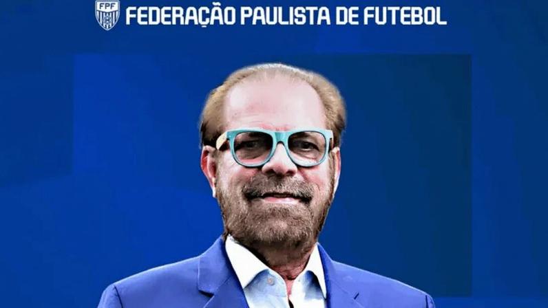 Reinaldo Carneiro Bastos, reeleito presidente da FPF (Federação Paulista de Futebol)