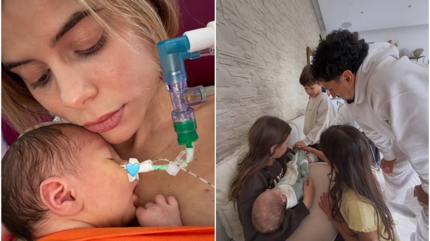 Carol Cabrino celebra ida de bebê para casa — Foto: Reprodução/Instagram