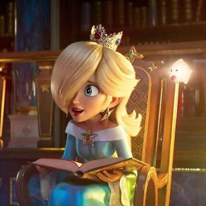 Brie Larson marca presença na turnê de imprensa de Super Mario Galaxy