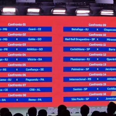 Copa do Brasil 2026: confrontos da quinta fase já definidos