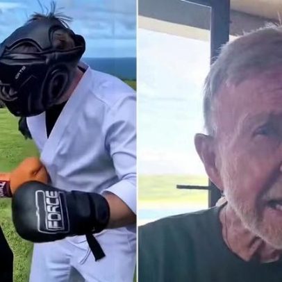 Chuck Norris faz 86 anos e posta vídeo lutando