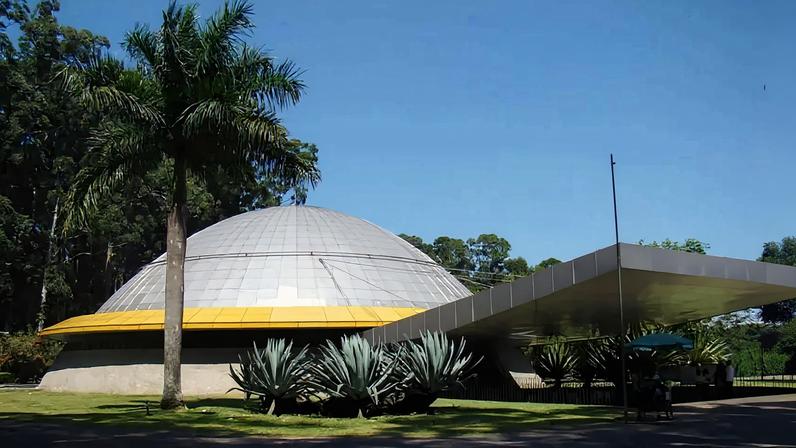 Planetário Aristóteles Orsini foi o primeiro planetário do Brasil, inaugurado em janeiro de 1957 • Ibirapuera