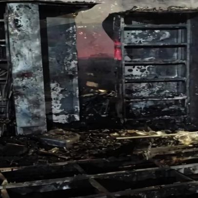 Biblioteca comunitária de BH incendiada: já destruída em 2017