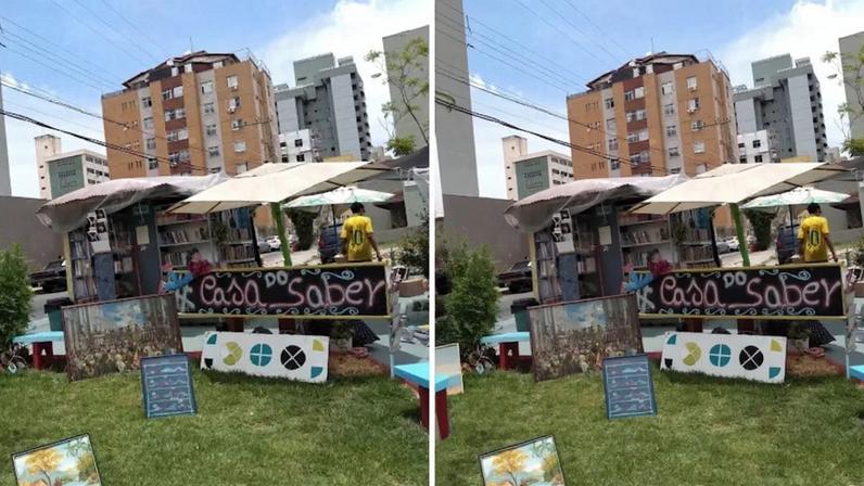 Casa do Saber oferecia dezenas de livros para empréstimo ou troca gratuita