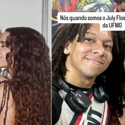 Vencedores do concurso de sósias de Marina Sena e Juliano Floss da UFMG