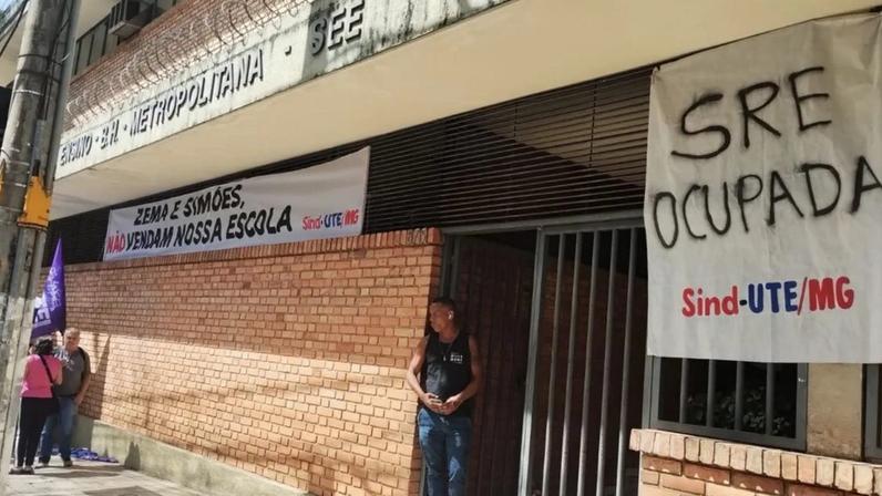 Sindicato ocupou sede do governo em Belo Horizonte