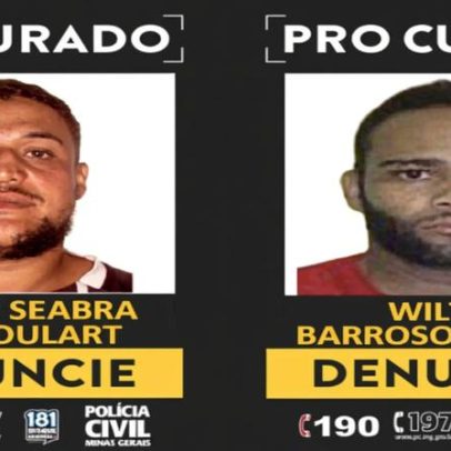 Polícia divulga nomes de dupla foragida por roubo em Ouro Preto