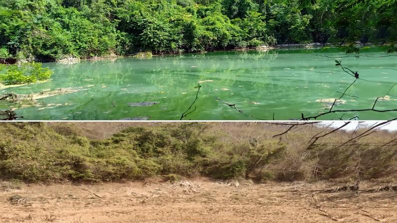Poço do Jacaré está seco há 2 anos após rompimento de canal