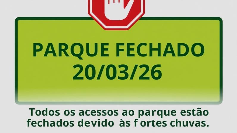 Temporal fecha acessos e impede visitação na Serra do Cipó