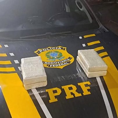 PRF flagra casal transportando cocaína de alta pureza na BR-040