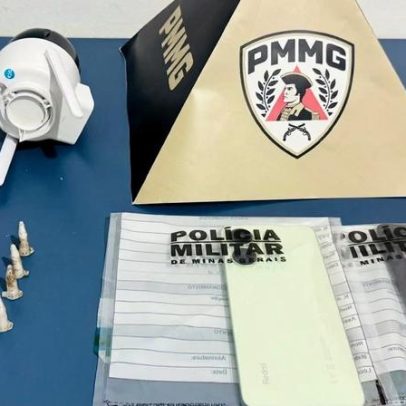 Suspeito foge da Polícia Militar e abandona parceira, presa com drogas em MG