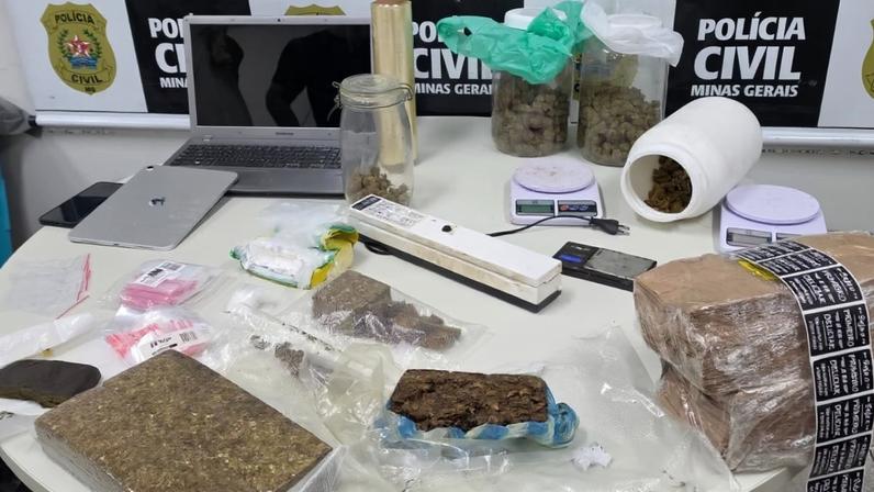 Materiais que foram apreendidos