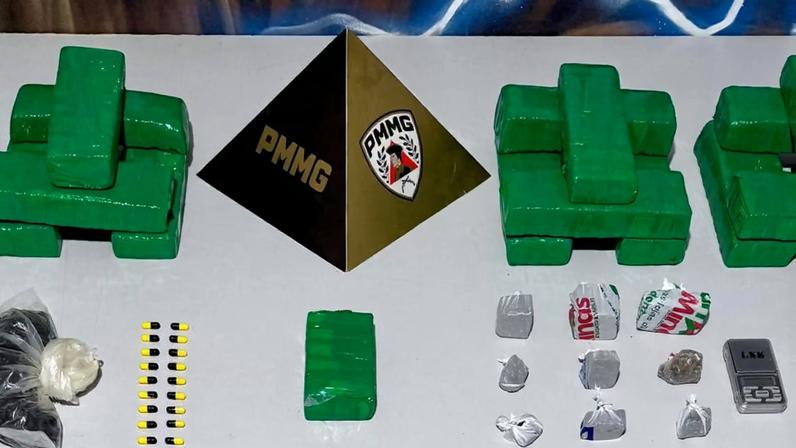 Suspeito de abastecer o tráfico no Vale do Aço foi preso em Ipatinga com 25 kg de maconha