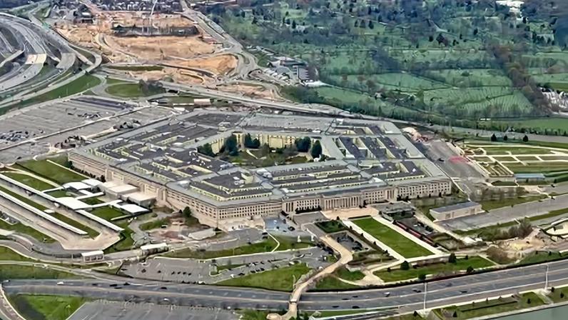 Vista aérea do Pentágono, em Washington.
