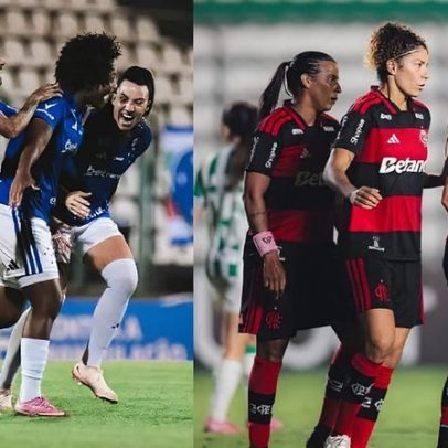 Cruzeiro e Flamengo vencem no Brasileirão Feminino