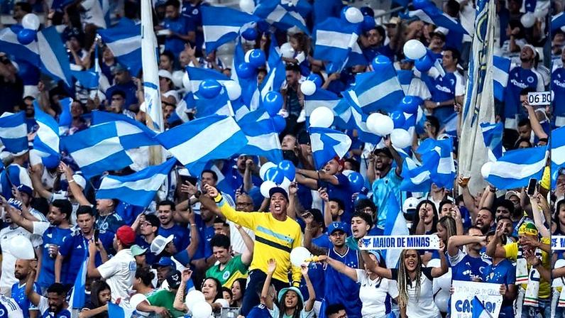 Torcida do Cruzeiro no Mineirão (Foto: Gustavo Aleixo/Cruzeiro)