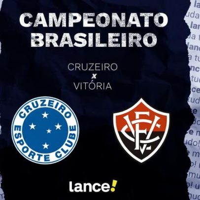 Cruzeiro x Vitória: onde assistir, horário e escalações pelo Brasileirão