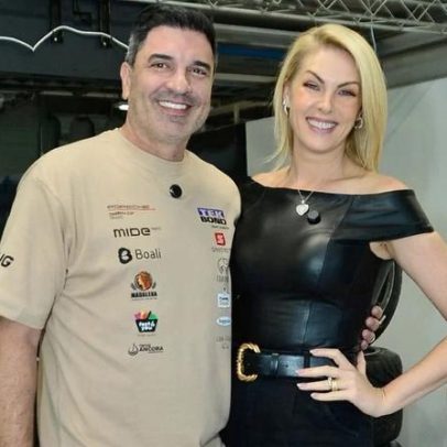 Ana Hickmann completa 45 anos e celebra com beijo no marido em corrida de carros