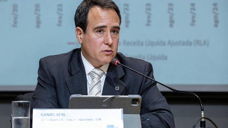 O secretário do Tesouro Nacional, Daniel Leal, apresentou os dados do resultado primário nesta 2ª feira (30.mar.2026)