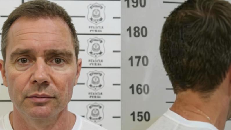 Daniel Vorcaro, dono do Banco Master, em fotos tiradas na prisão em São Paulo