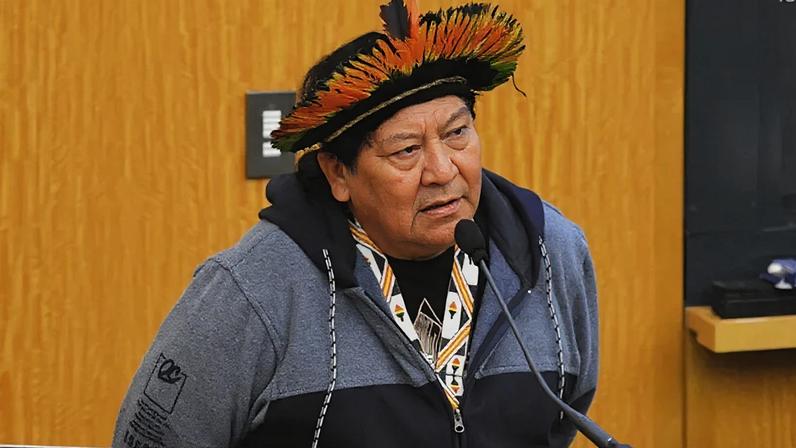 Kopenawa cobra julgamento de Denarium no TSE e cita crise yanomami