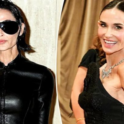 Demi Moore esclarece verdade sobre transformação viral do cabelo