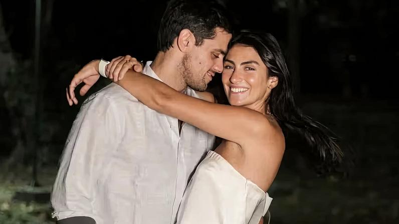 Felipe Simas e a esposa, Mariana Uhlmann — Foto: Reprodução/Instagram