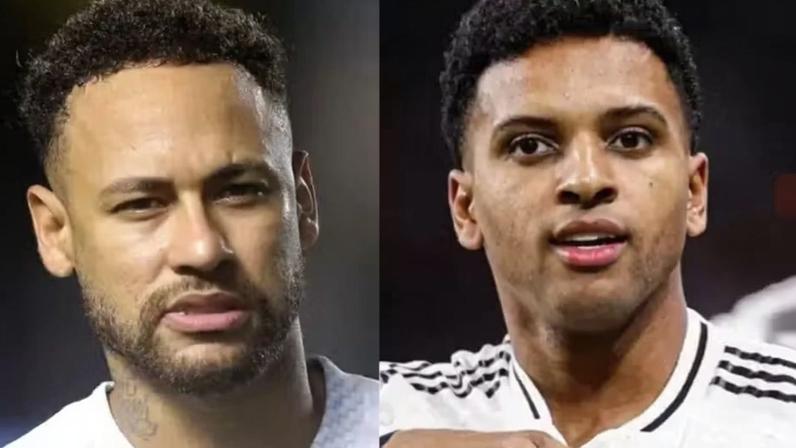 Neymar e Rodrygo Goes — Foto: Reprodução/Instagram
