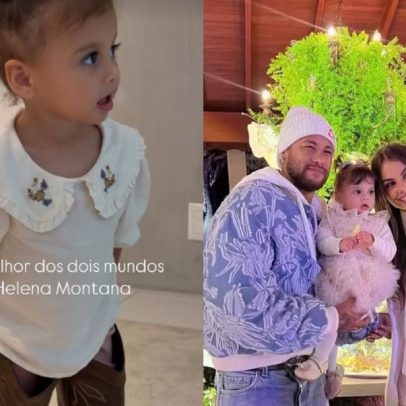Amanda Kimberlly mostra Helena, filha de Neymar, com botas de cowboy