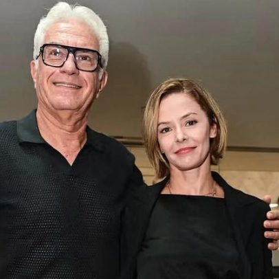 Bianca Rinaldi faz rara aparição ao lado do marido em estreia em SP