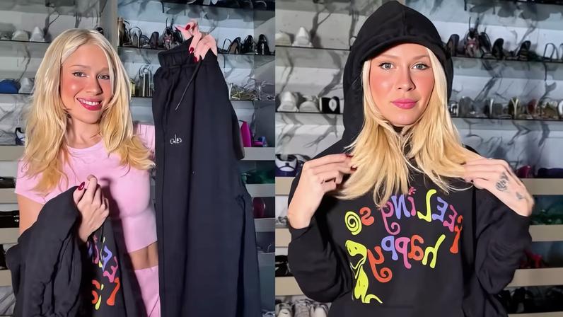 Karoline Lima recria look de encontro secreto com o ex, Léo Pereira