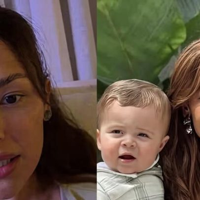 Gabi Luthai tenta mudar gosto musical do filho, Pietro ouve Michel Teló