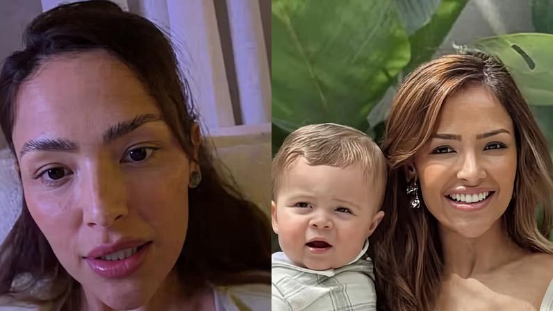 Gabi Luthai tenta mudar gosto musical do filho, Pietro ouve Michel Teló