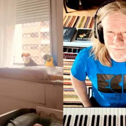 Humberto Gessinger canta música para neto de nome raro no Brasil, vídeo