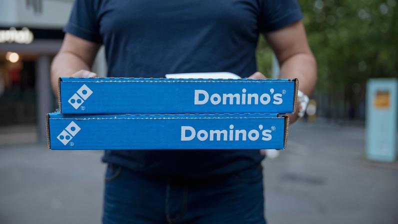 Caixas de pizza da Domino's