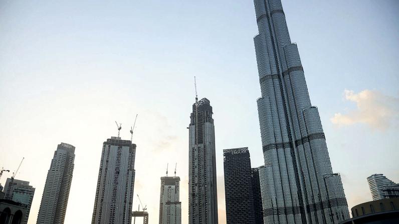 Complexo comercial e residencial Downtown Burj Dubai, onde está o edifício mais alto do mundo, o Burj Khalifa, em Dubai, nos Emirados Árabes Unidos