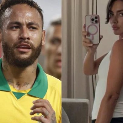 Modelo ganha curtida de Neymar e reage a casamento com Bruna Biancardi