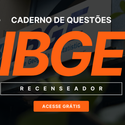 Concurso IBGE 2026: acesse o caderno de questões para recenseador