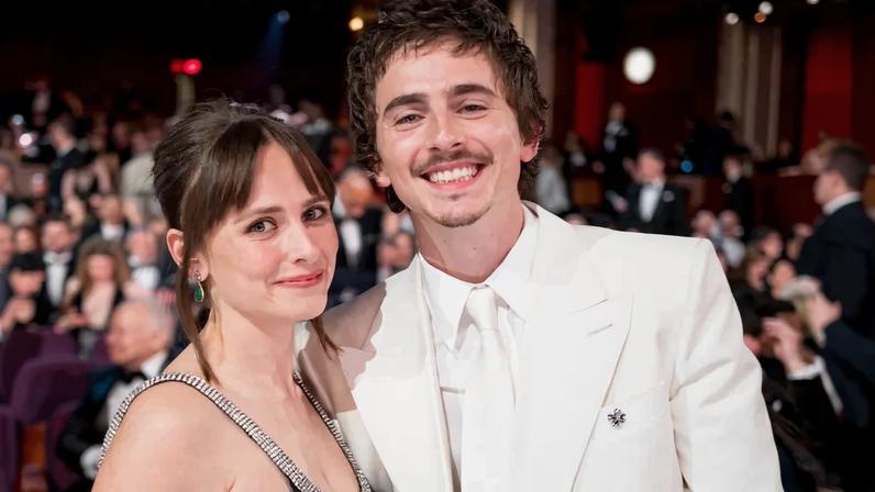 Pauline Chalamet and Timothée Chalamet at the 98th Annual Oscars.