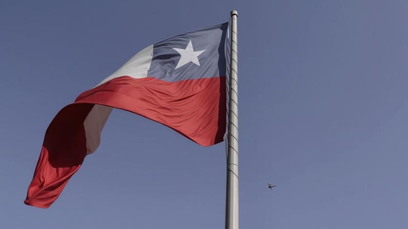 Bandeira do Chile.