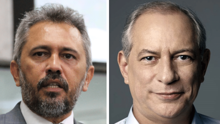 O governador do Ceará, Elmano de Freitas (PT), e o pré-candidato ao governo Ciro Gomes (PSDB)
