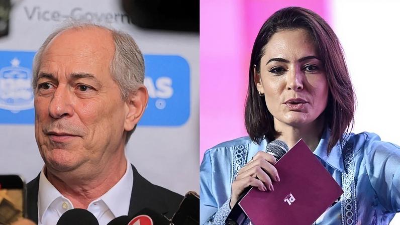 Ciro quer aliança com o PL enquanto Michelle critica "jogo sujo"