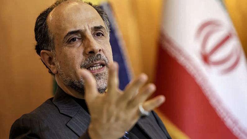 Brasília (DF), 02/03/2026 - O Embaixador da República Islâmica do Irã no Brasil, Abdollah Nekounam, durante entrevista coletiva. Foto: Marcelo Camargo/Agência Brasil